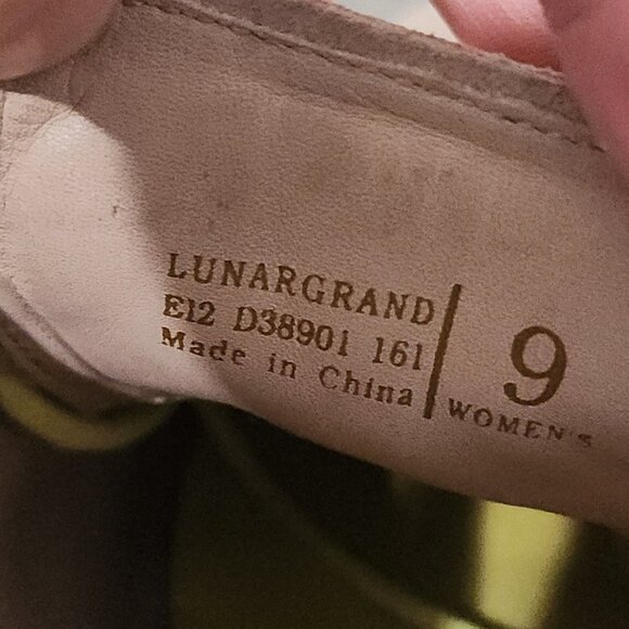 Cole Haan Lunargrand Wingtip Oxford Women’s Shoes Size 9 Brown/Yellow - Picture 9 of 9